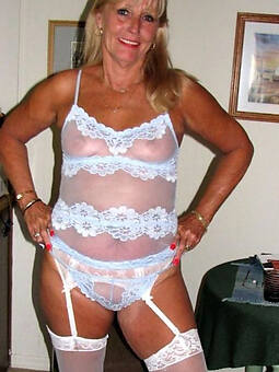 horny gilfs in lingerie