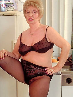 horny grandma in pantyhose seduction