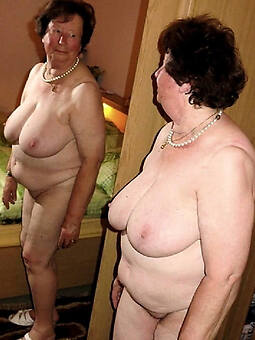 pretty brunette granny naked photo