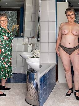 amateur gilf dressed undressed porn xxx