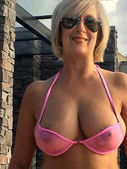 gorgeous grandmother in bikini