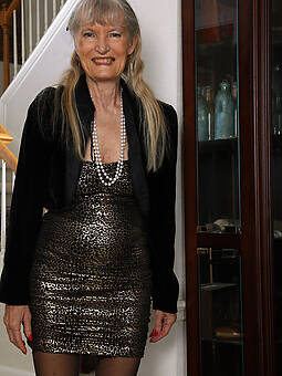 gorgeous sexy dressed granny