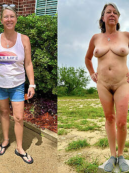 gorgeous granny dressing undressing