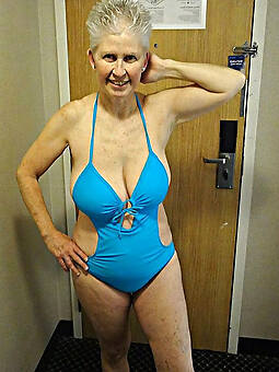 hot naked granny in bikini