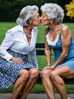 gorgeous lesbian grandma porn photo