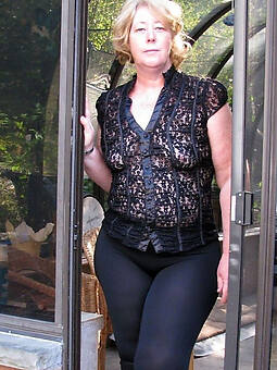 gorgeous sexy grandmother in sexy dresses