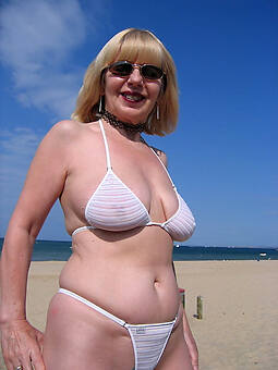 hot nude old women on beach